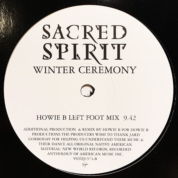 Sacred Spirit : Winter Ceremony (12", Promo)