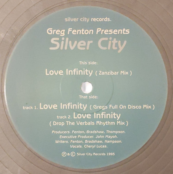 Greg Fenton Presents Silver City (4) : Love Infinity (12", Ltd, Sil)