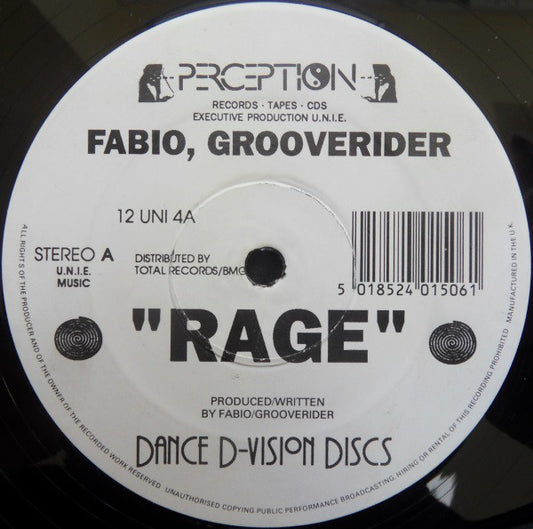 Fabio, Grooverider : Rage (12")