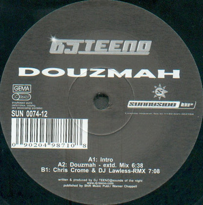 DJ Teeno : Douzmah (12")