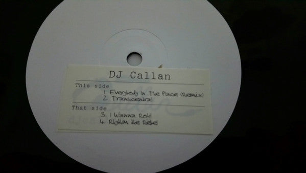 DJ Callan : DJ Callan (12")