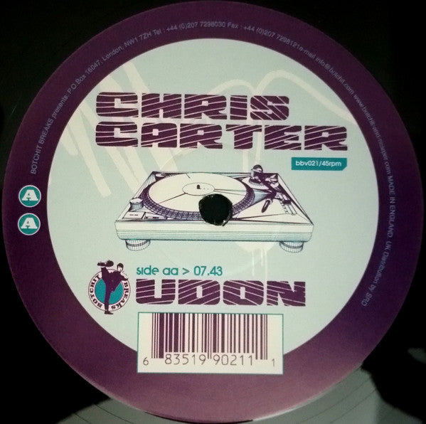 Chris Carter : Xing / Udon (12")