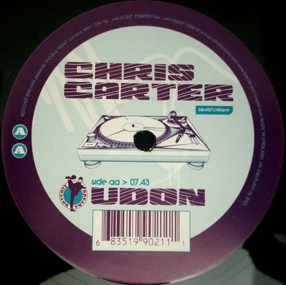 Chris Carter : Xing / Udon (12")