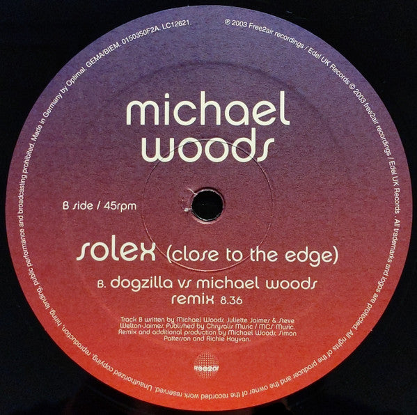 Michael Woods : Solex (Close To The Edge) (12")