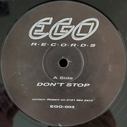 Hysteric Ego : Don't Stop / Ministry Of Love (12")