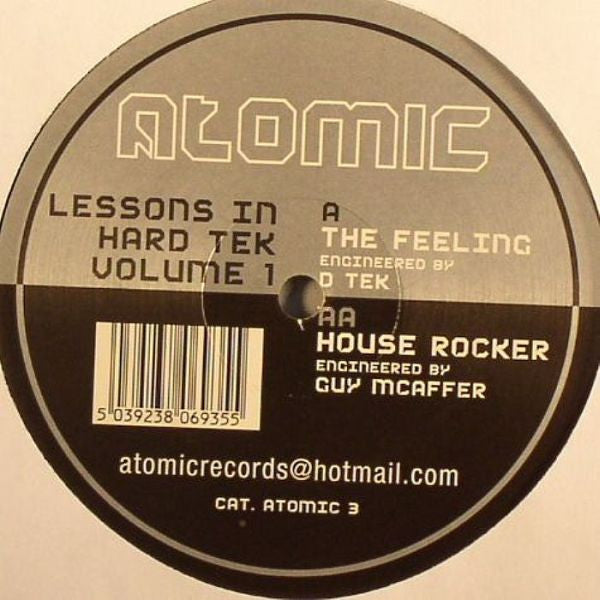 D-Tek (3) / Guy McAffer : Lessons In Hard Tek Volume 1 (12")