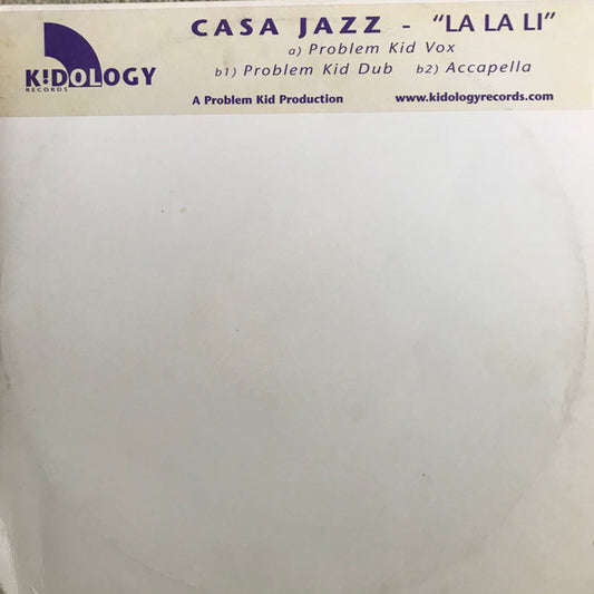 Casa Jazz : La La Li (12")