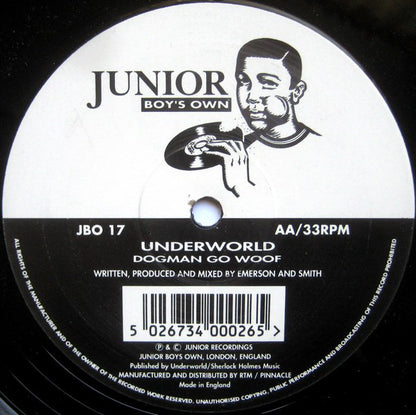 Underworld : Spikee / Dogman Go Woof (12", Single)