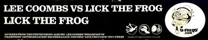 Lee Coombs vs. Lick The Frog : Lick The Frog (12", S/Sided, Promo)