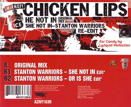 Chicken Lips : He Not In (12")