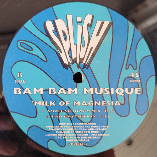 Bam Bam Musique : Milk Of Magnesia (12")