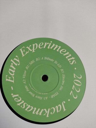 Jackmaster : Early Experiments (12", EP)