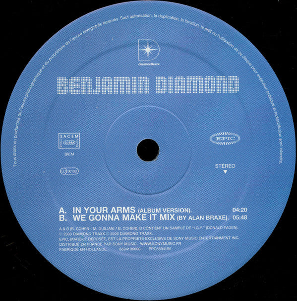 Benjamin Diamond : In Your Arms (12")