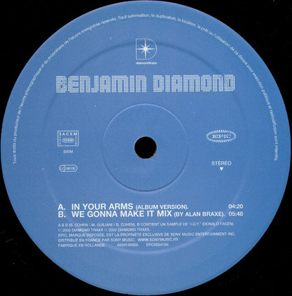 Benjamin Diamond : In Your Arms (12")