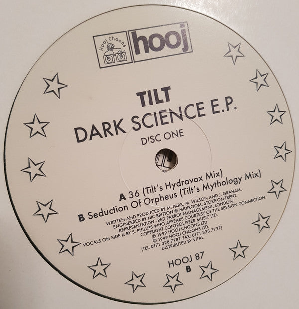 Tilt : Dark Science E.P.  (12", EP, Promo, 1/2)