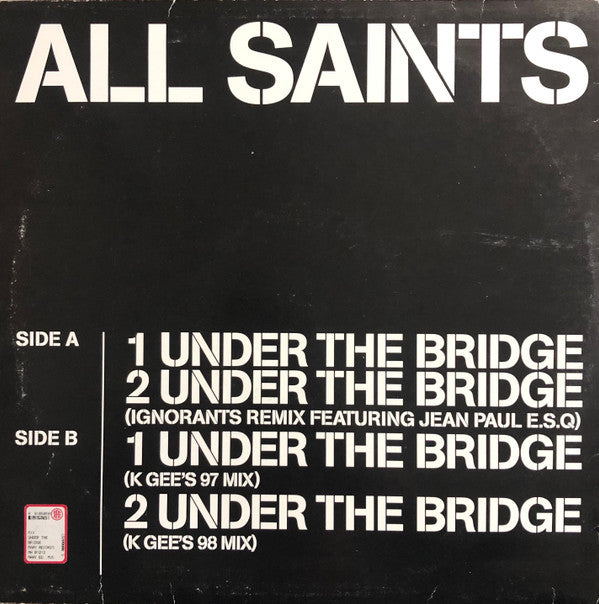 All Saints : Under The Bridge / Lady Marmalade (Remixed) (2x12")