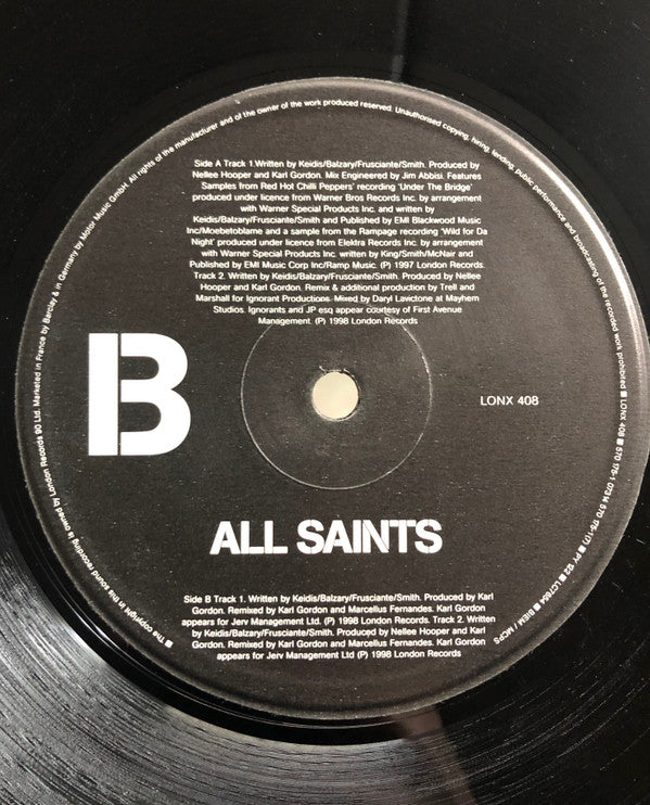 All Saints : Under The Bridge / Lady Marmalade (Remixed) (2x12")