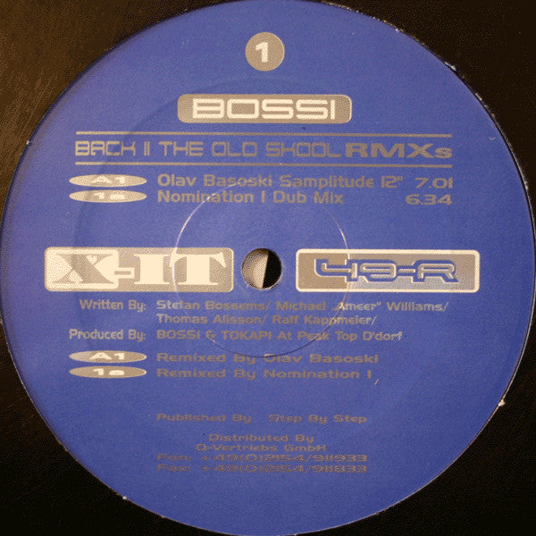 Bossi : Back II The Old Skool (Remixes) (10")