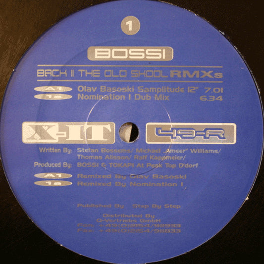Bossi : Back II The Old Skool (Remixes) (10")