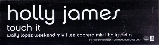 Holly James : Touch It (12", Promo)