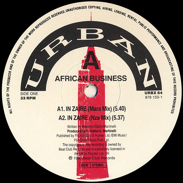 African Business : In Zaire Business (12")
