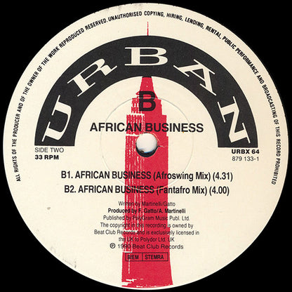 African Business : In Zaire Business (12")