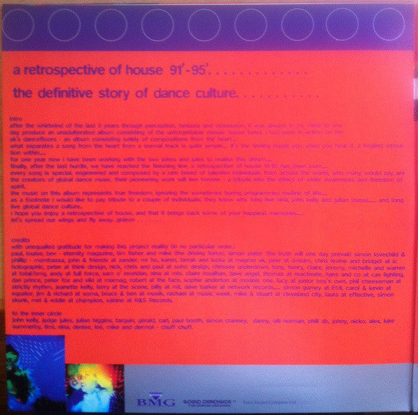 Various : A Retrospective Of House '91 - '95 Volume One (3xLP, Comp)