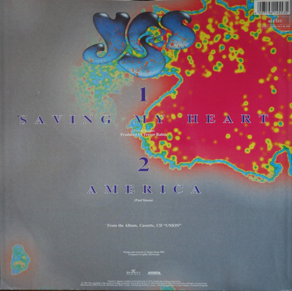 Yes : Saving My Heart (12", Single)