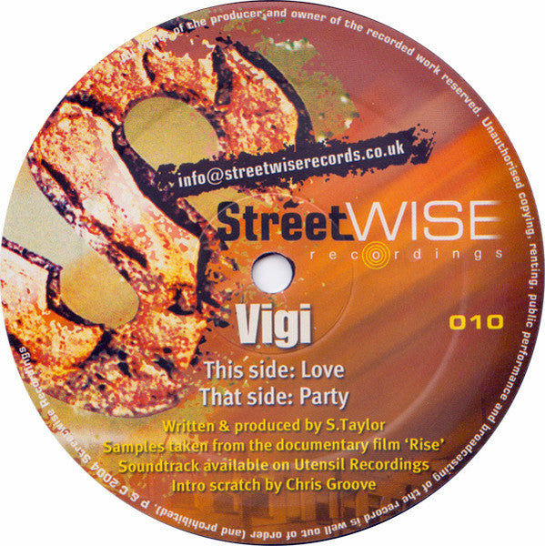 Vigi : Party / Love (12")