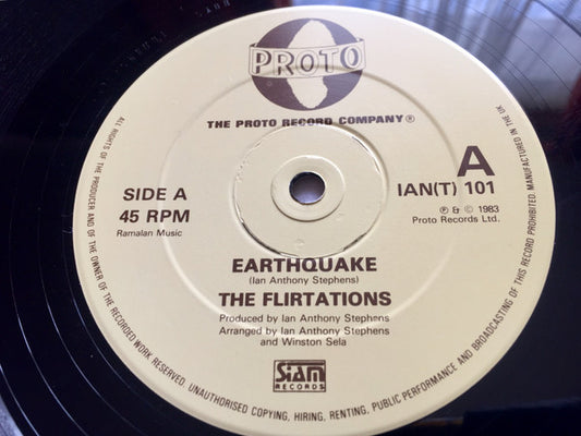 The Flirtations : Earthquake (12")
