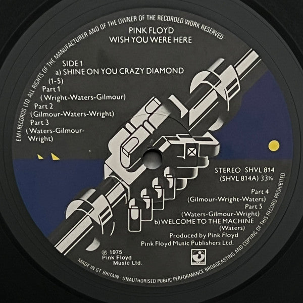 Pink Floyd : Wish You Were Here (LP, Album)