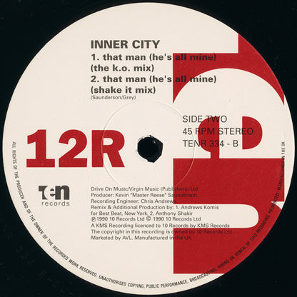 Inner City : That Man (He's All Mine) (Remix) (12")