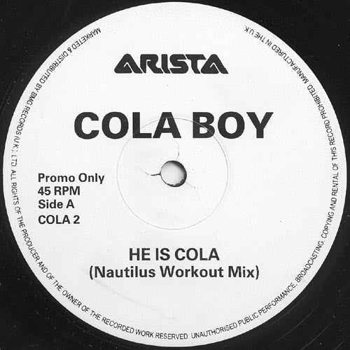 Cola Boy : He Is Cola (12", Promo)