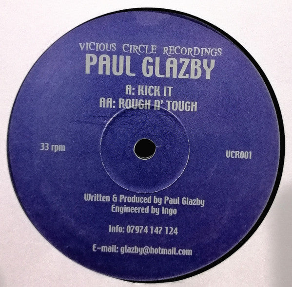 Paul Glazby : Kick It / Rough n' Tough (12")