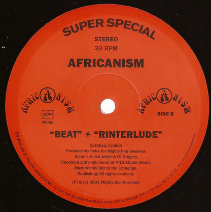 Africanism Presents Soha : Les Enfants Du Bled (12")