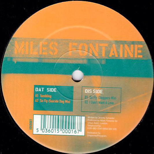 Miles Fontaine : Tumbling / So Fly (12")