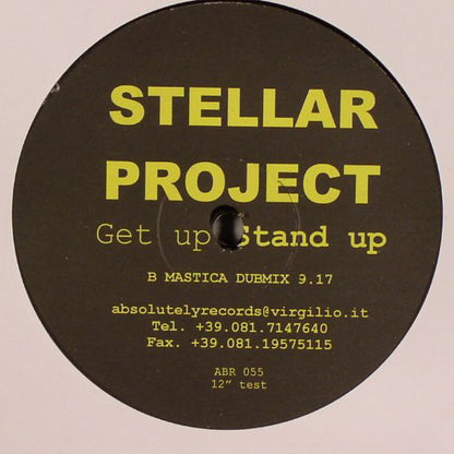 Stellar Project : Get Up Stand Up (12", Promo)