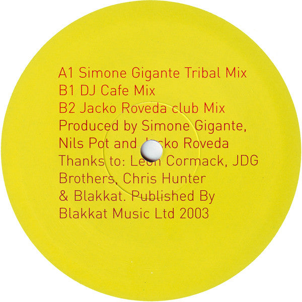 Ronnie Canada Feat: Stephane K : Can't Get Enough Of Your Love (12")