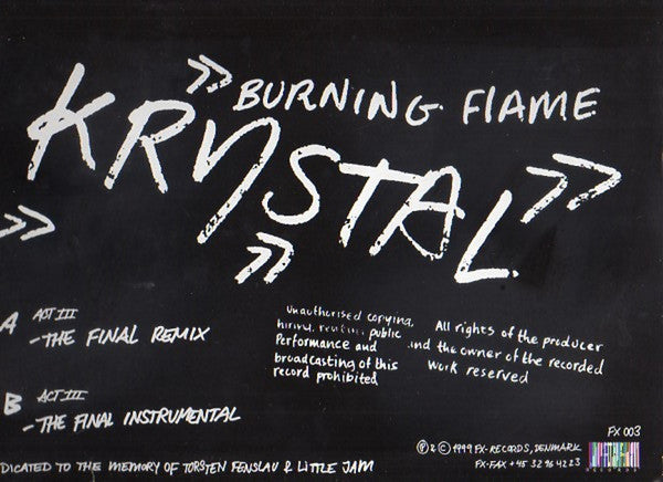 Krystal : Burning Flame (12")