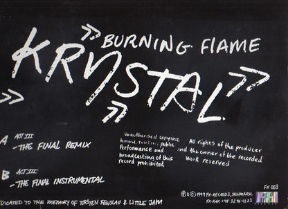 Krystal : Burning Flame (12")