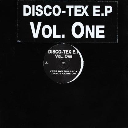 Disco-Tex : Vol. One (12", EP)