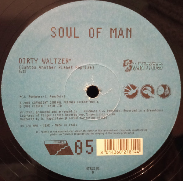 Soul Of Man : Dirty Waltzer (12", Ltd, Num)