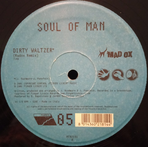 Soul Of Man : Dirty Waltzer (12", Ltd, Num)