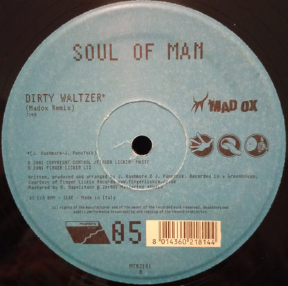 Soul Of Man : Dirty Waltzer (12", Ltd, Num)