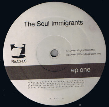 The Soul Immigrants : EP One (12", EP)