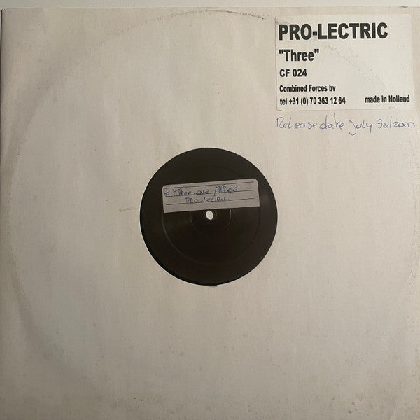 Pro-Lectric : Three-One (12", Promo, W/Lbl)