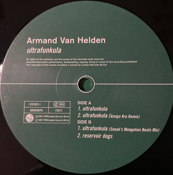 Armand Van Helden : Ultrafunkula (12")