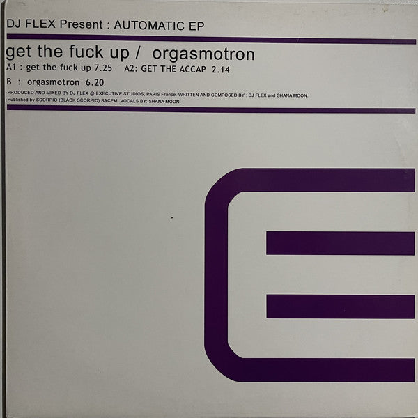 DJ Flex : Automatic EP (12", EP)