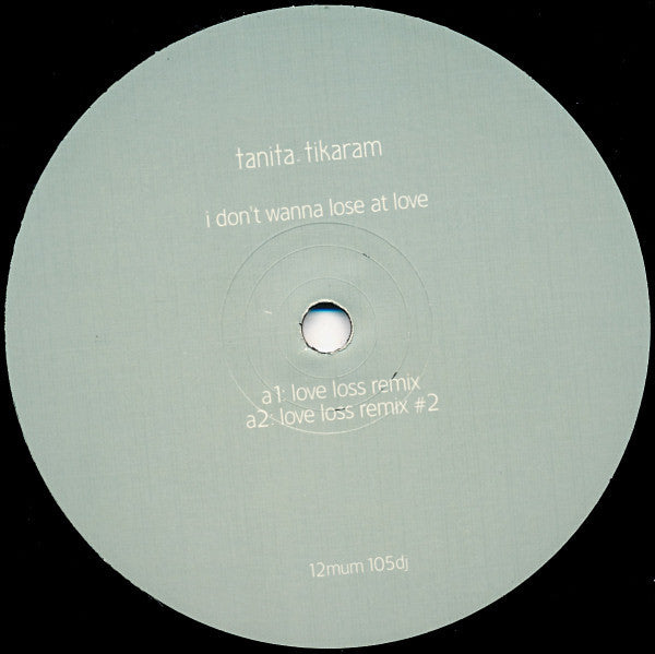 Tanita Tikaram : I Don't Wanna Lose At Love (12", Promo)