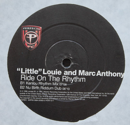 Louie Vega And Marc Anthony : Ride On The Rhythm (12")